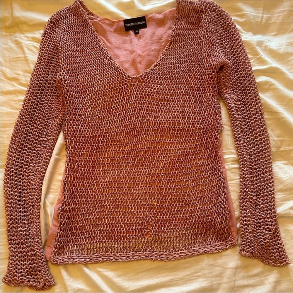 Emporio Armani Chain Sweater.